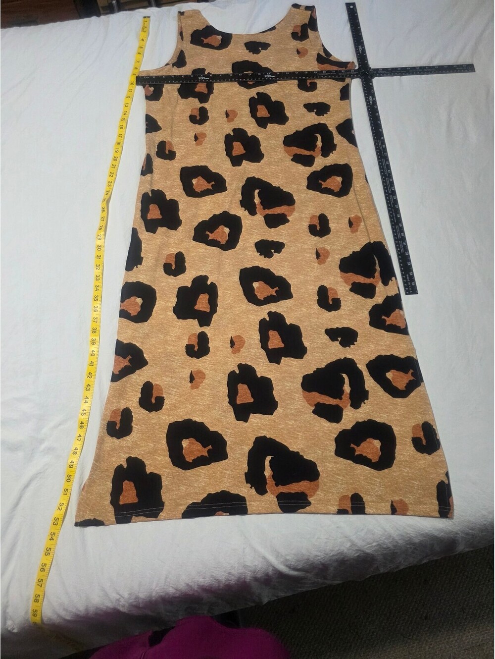 Leopard Print Sleeveless Tank Dress